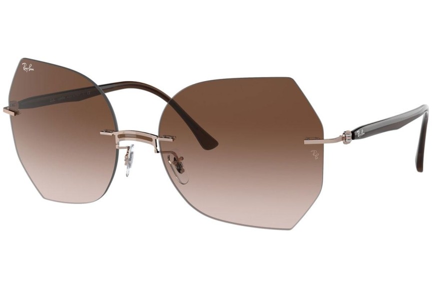 Слънчеви очила Ray-Ban Titanium Collection RB8065 155/13 Око на котка Златна