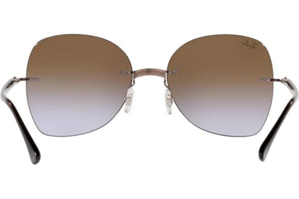 Слънчеви очила Ray-Ban Titanium Collection RB8066 155/68 Квадратни Кафява