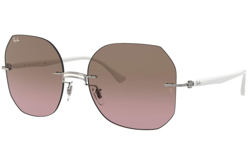 Слънчеви очила Ray-Ban Titanium Collection RB8067 159/14 Квадратни Сребърна