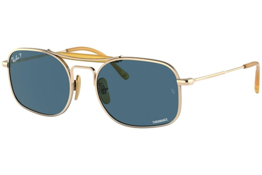 Слънчеви очила Ray-Ban Chromance Collection RB8062 9205S2 Polarized Квадратни Златна