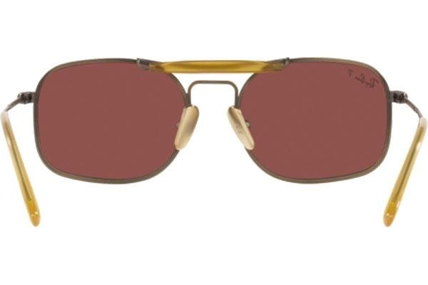 Слънчеви очила Ray-Ban Chromance Collection RB8062 9207AL Polarized Квадратни Кафява