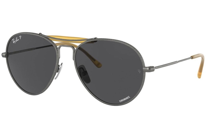 Слънчеви очила Ray-Ban Chromance Collection RB8063 9208K8 Polarized Пилотни Сребърна