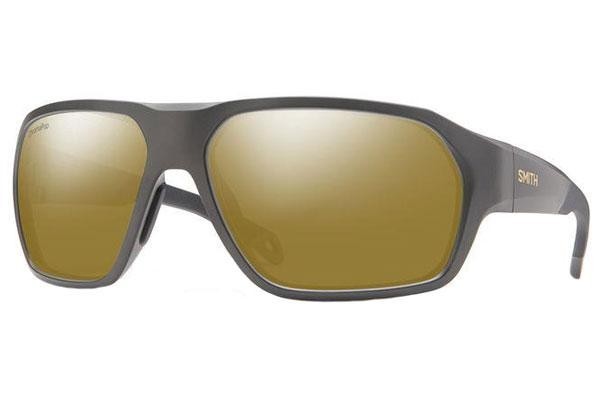 Слънчеви очила Smith DECKBOSS FRE/QE Polarized Правоъгълни Сива