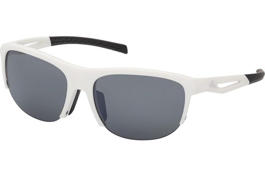 Слънчеви очила Adidas Sport SP0112 21D Polarized Квадратни Бяла