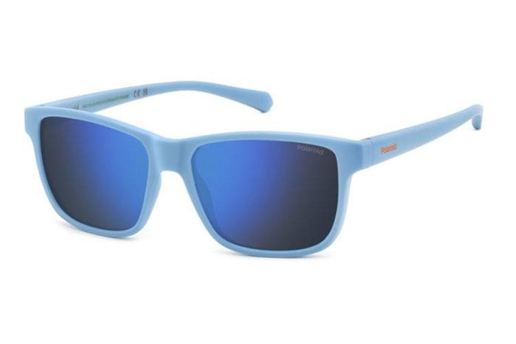 Слънчеви очила Polaroid Junior PLD8067/S VGL/5X Polarized Квадратни Синя