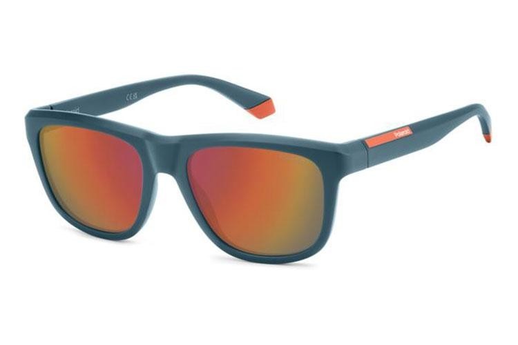 Слънчеви очила Polaroid PLD2163/S 5BF/OZ Polarized Квадратни Синя