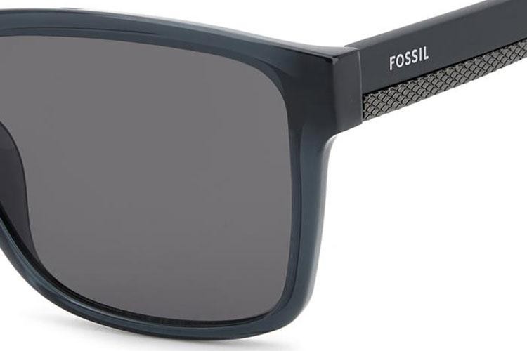 Слънчеви очила Fossil FOS2155/G/S 63M/IR Квадратни Черна