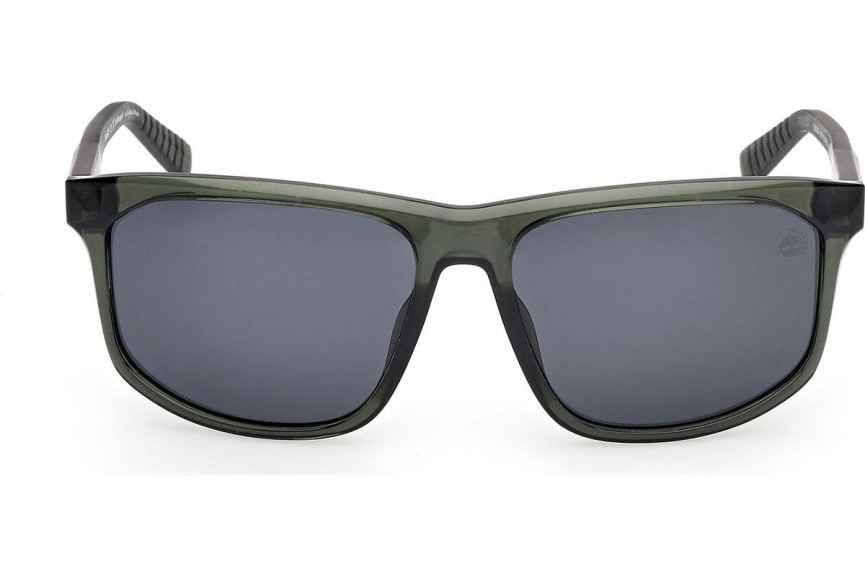 Слънчеви очила Timberland TB00036-H 96D Polarized Правоъгълни Зелена