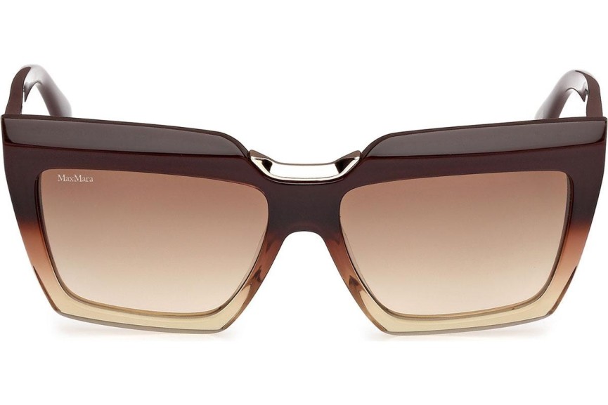 Слънчеви очила Max Mara Spark-7 MM0137 50F Око на котка Кафява