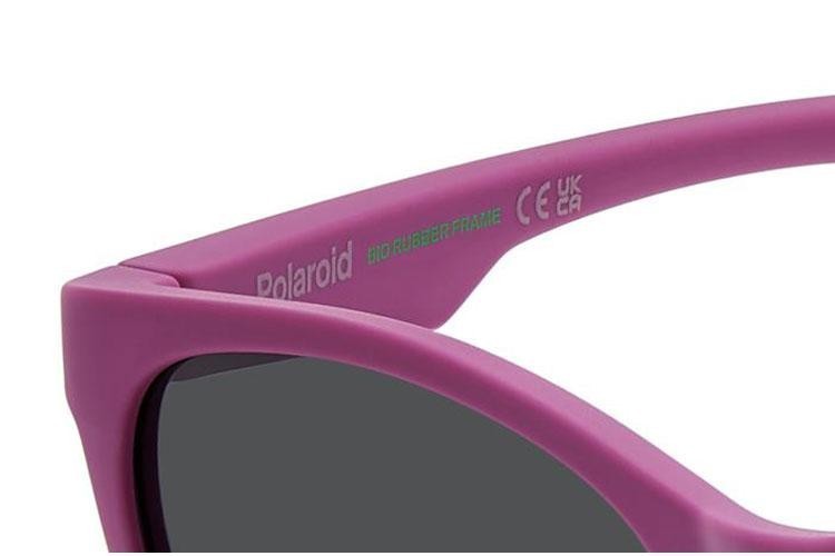 Слънчеви очила Polaroid Junior PLD8065/S QHO/M9 Polarized Око на котка Розова