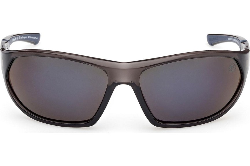 Слънчеви очила Timberland TB00035 05D Polarized Правоъгълни Сива