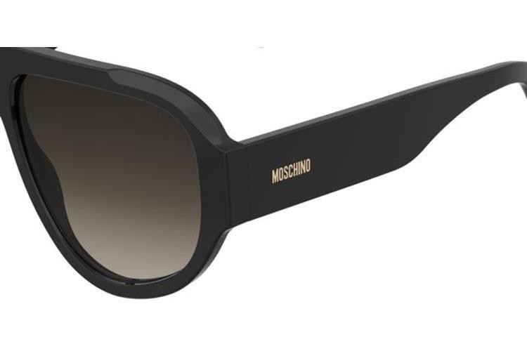 Слънчеви очила Moschino MOS183/S 807/HA Пилотни Черна