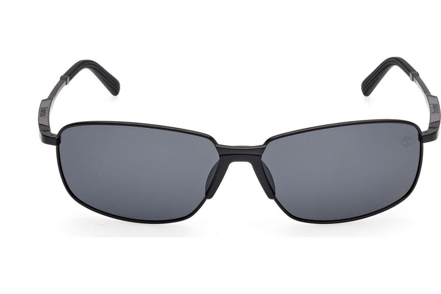 Слънчеви очила Timberland TB00041 02D Polarized Правоъгълни Черна