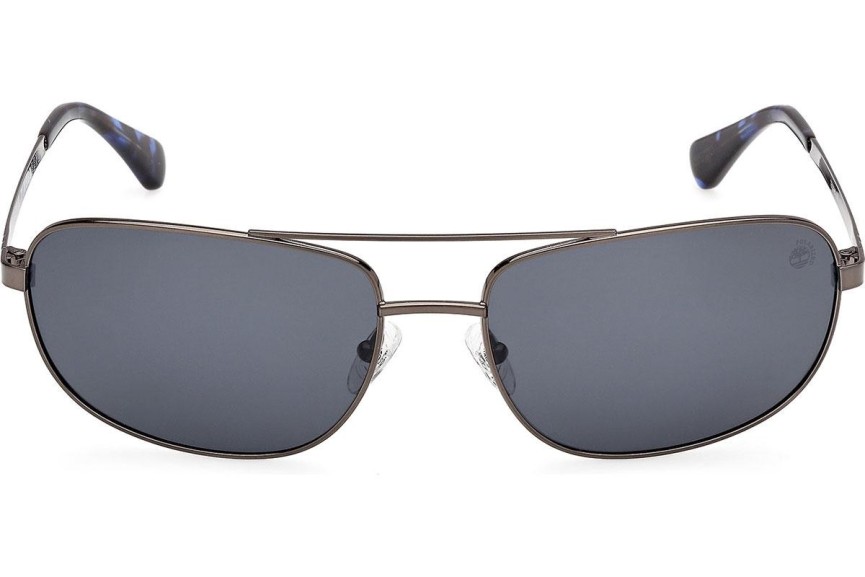 Слънчеви очила Timberland TB00045 08D Polarized Правоъгълни Сива