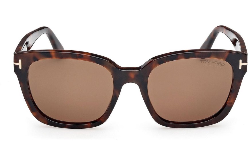 Слънчеви очила Tom Ford Haylay FT1216 52H Polarized Квадратни Хавана