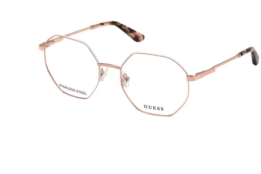 Очила Guess GU2849 028 Квадратни Златна