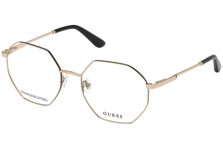 Очила Guess GU2849 032 Квадратни Златна