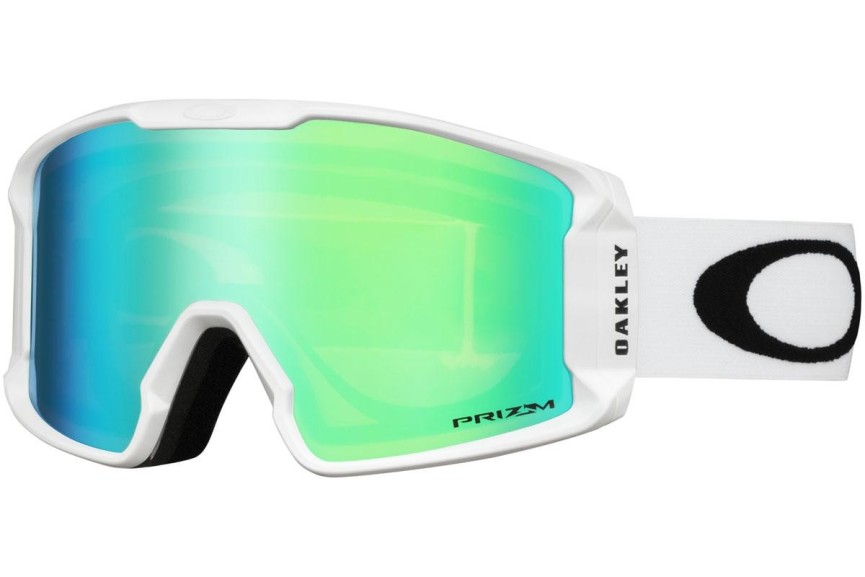 Ски очила Oakley Line Miner XM OO7093-08 PRIZM С единични стъкла | Shield Бяла