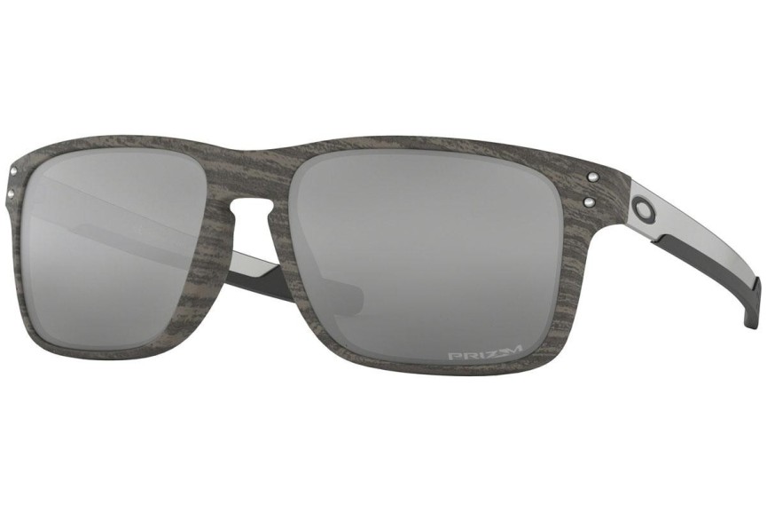 Слънчеви очила Oakley Holbrook Mix Woodgrain Collection OO9384-04 PRIZM Правоъгълни Кафява