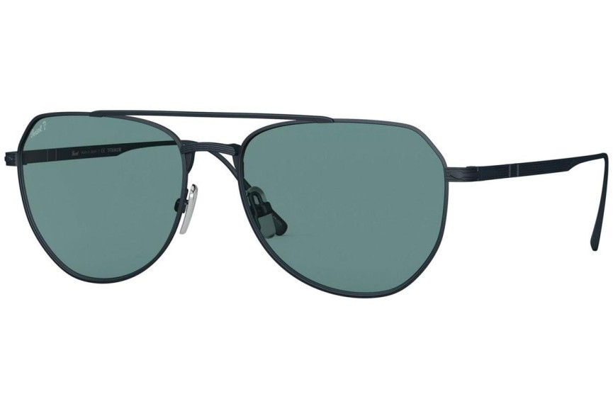 Слънчеви очила Persol PO5003ST 8002P1 Polarized Заоблени Синя