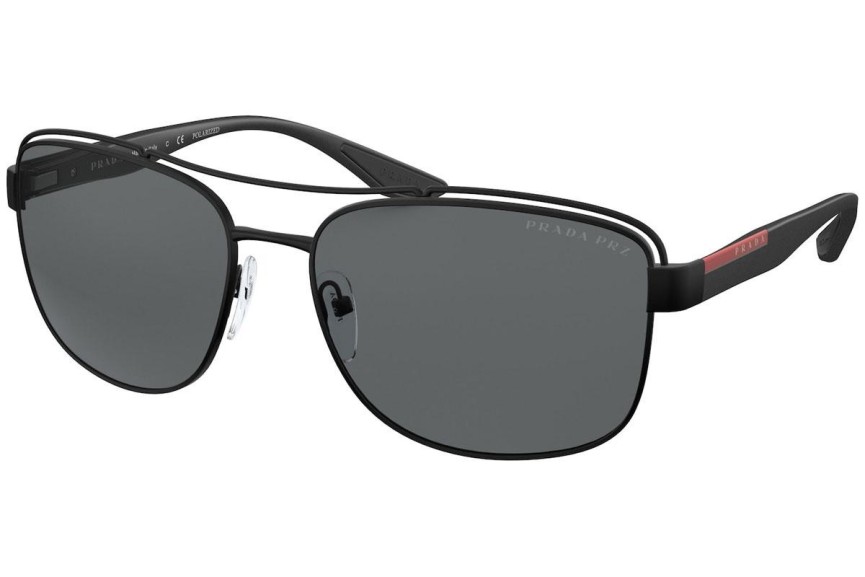 Слънчеви очила Prada Linea Rossa PS57VS 1BO02G Polarized Квадратни Черна