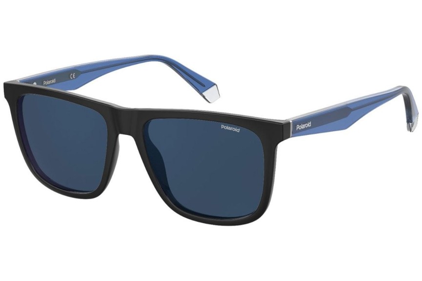 Слънчеви очила Polaroid PLD2102/S/X 0VK/C3 Polarized Квадратни Черна