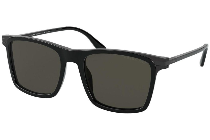 Слънчеви очила Prada PR19XS 07F08G Polarized Квадратни Черна