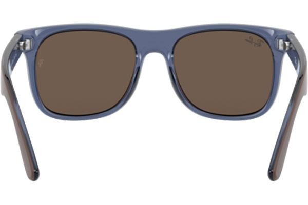 Слънчеви очила Ray-Ban Junior Junior Justin RJ9069S 706873 Квадратни Синя