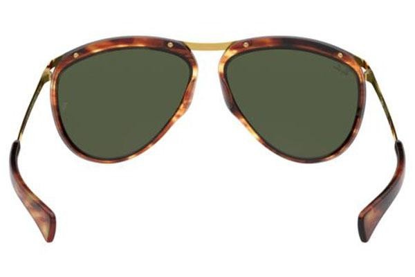 Слънчеви очила Ray-Ban Olympian Aviator RB2219 954/31 Пилотни Хавана