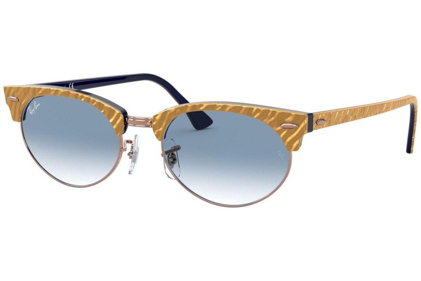 Слънчеви очила Ray-Ban Clubmaster Oval RB3946 13063F По веждите Бежова