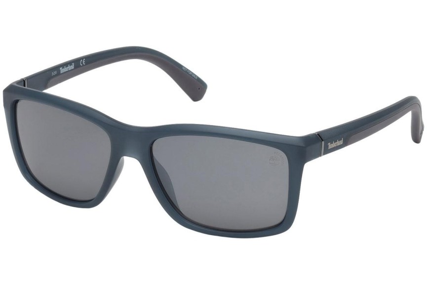 Слънчеви очила Timberland TB9115 91D Polarized Квадратни Синя