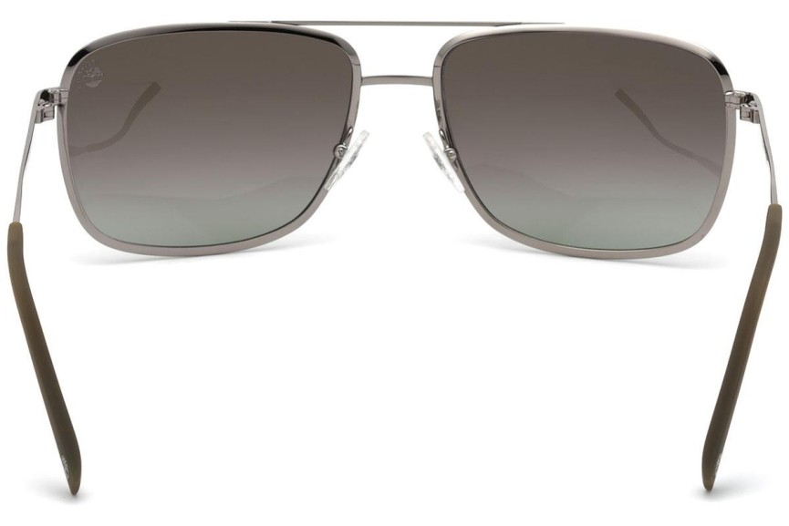 Слънчеви очила Timberland TB9202 98R Polarized Квадратни Зелена