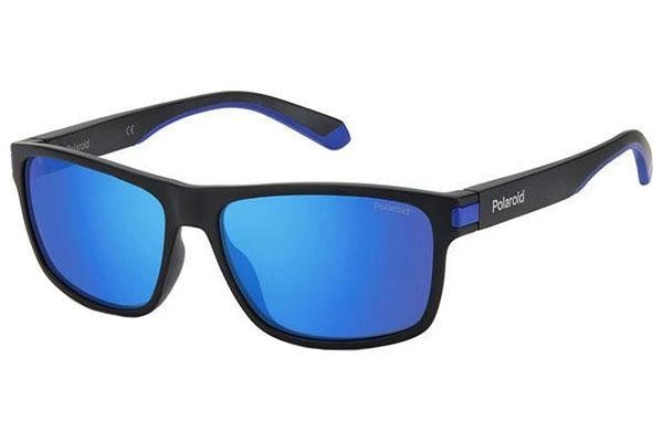 Слънчеви очила Polaroid PLD2121/S 0VK/5X Polarized Правоъгълни Черна