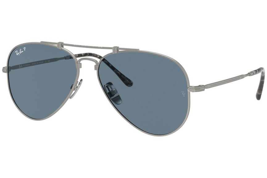 Слънчеви очила Ray-Ban Titanium Titanium Collection RB8125M 9165 Пилотни Сребърна