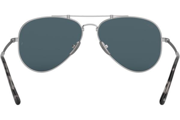 Слънчеви очила Ray-Ban Titanium Titanium Collection RB8125M 9165 Пилотни Сребърна