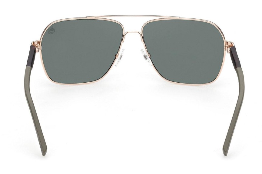 Слънчеви очила Timberland TB9257 32R Polarized Пилотни Златна