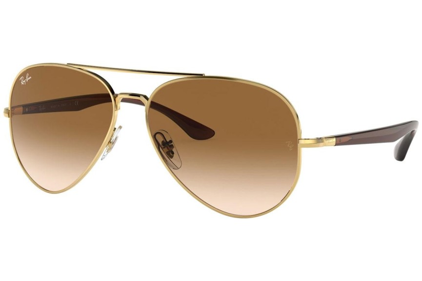 Слънчеви очила Ray-Ban RB3675 001/51 Пилотни Златна