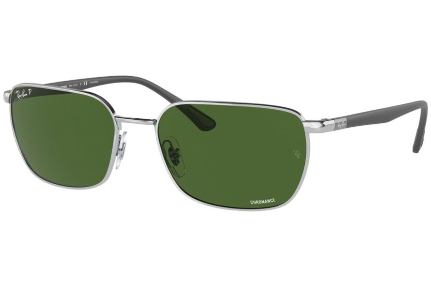 Слънчеви очила Ray-Ban Chromance Collection RB3684CH 003/P1 Polarized Правоъгълни Сребърна