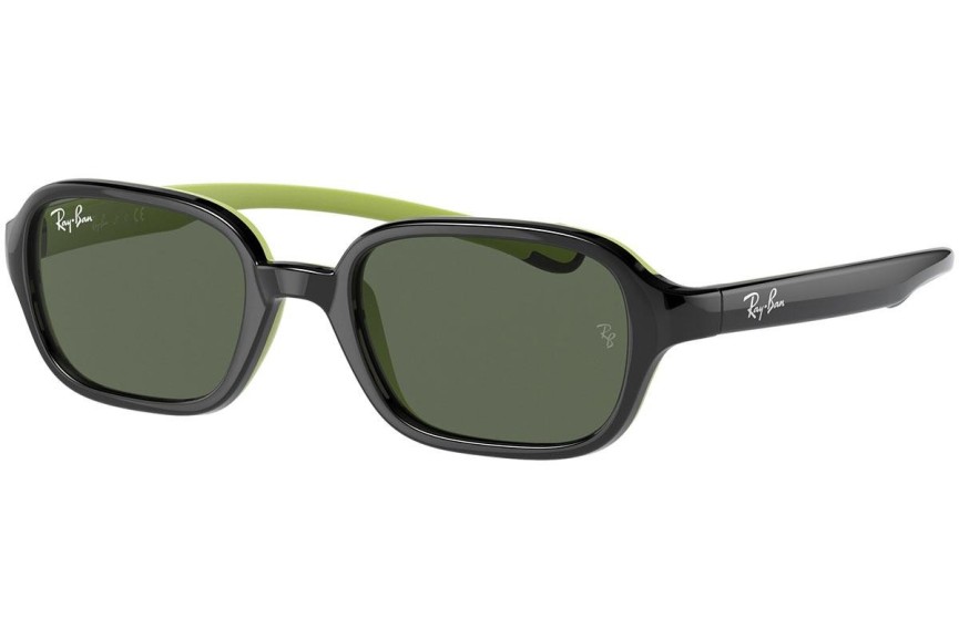 Слънчеви очила Ray-Ban Junior RJ9074S 709471 Правоъгълни Черна