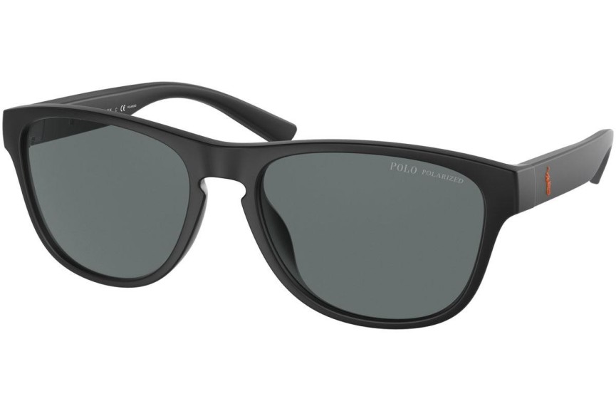 Слънчеви очила Polo Ralph Lauren PH4180U 537581 Polarized Квадратни Черна