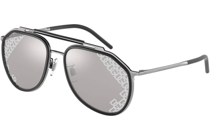 Слънчеви очила Dolce & Gabbana DG2277 04/6G Пилотни Сива