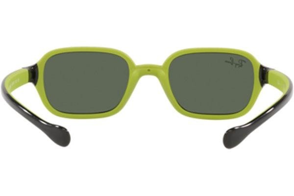 Слънчеви очила Ray-Ban Junior RJ9074S 709471 Правоъгълни Черна