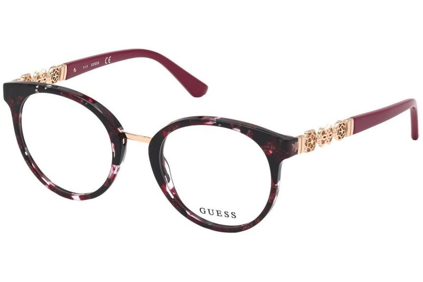 Очила Guess GU2834 071 Заоблени Червена