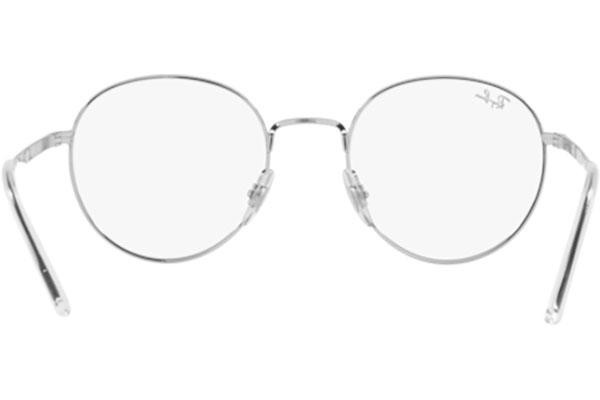 Очила Ray-Ban RX3681V 2501 Заоблени Сребърна