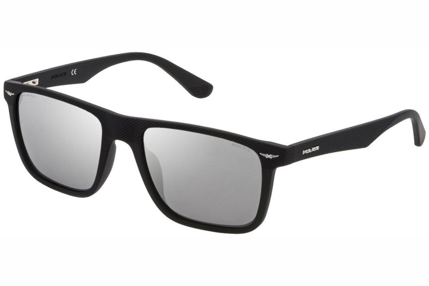 Слънчеви очила Police Gator 2 SPLE02 U28W Polarized Квадратни Черна