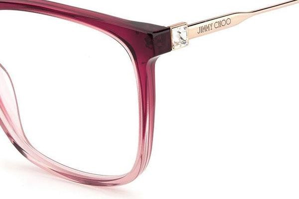 Очила Jimmy Choo JC341 7W5 Квадратни Розова