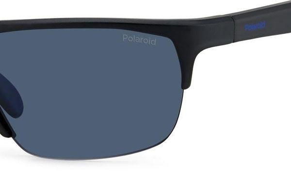 Слънчеви очила Polaroid PLD7041/S 0VK/C3 Polarized Правоъгълни Черна