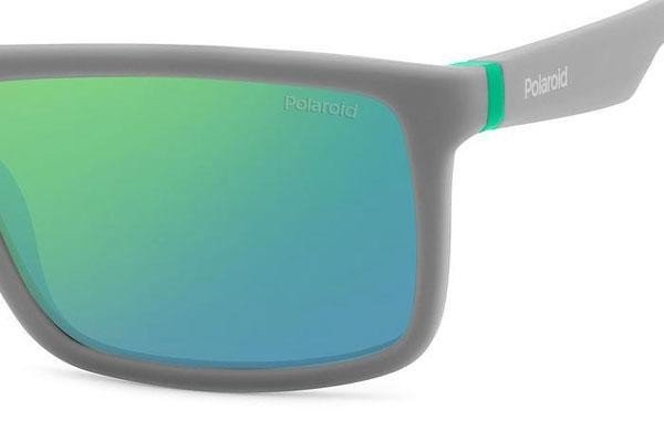 Слънчеви очила Polaroid PLD2134/S 3U5/5Z Polarized Правоъгълни Сива