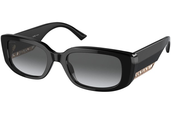 Слънчеви очила Bvlgari BV8259 501/T3 Polarized Правоъгълни Черна