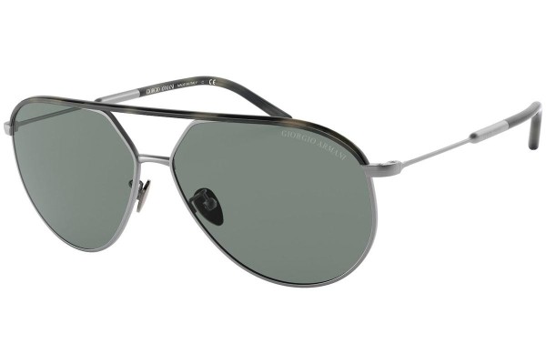 Слънчеви очила Giorgio Armani AR6120J 300311 Пилотни Сива